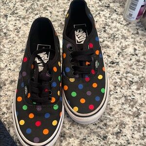 Vans Women’s Polka Dot Black Sneakers